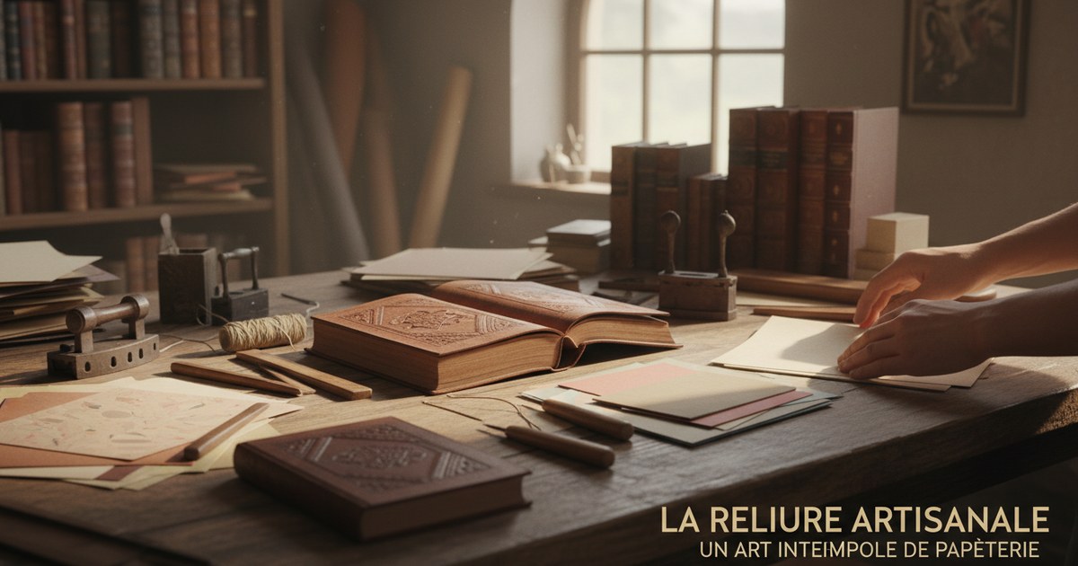 La reliure artisanale : un art intemporel de papeterie