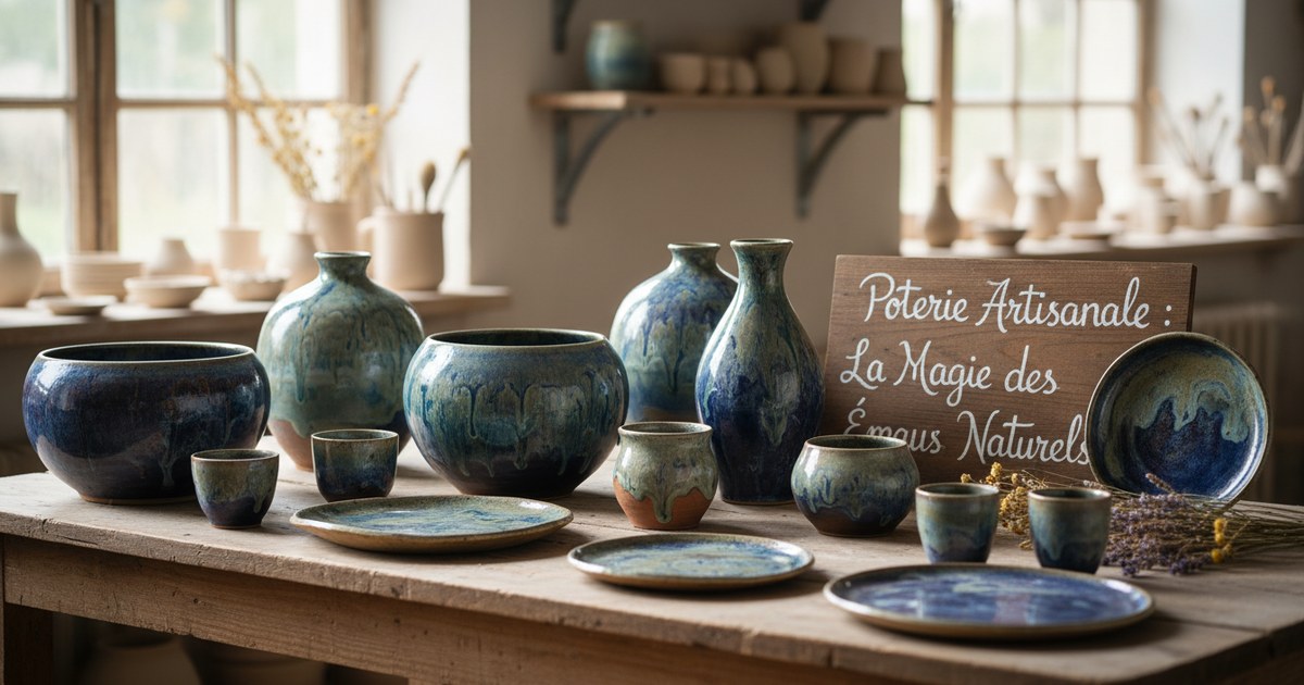 Poterie artisanale : la magie des émaux naturels